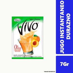 Jugo Polvo Durazno Vivo Sobre 7Gr