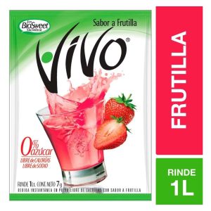 Jugo En Polvo Vivo Frutilla 7gr