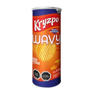 Papa Frita Kryzpo Wavy Cheddar 110gr