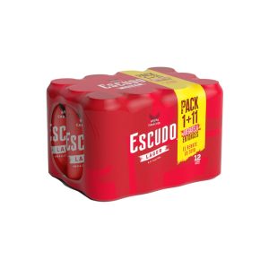 Cerveza Escudo Lata Pack 12x470cc