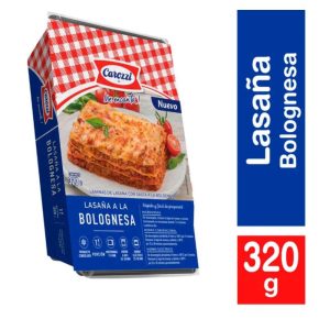 Lasaña Boloñesa Congelada Carozzi 320GR