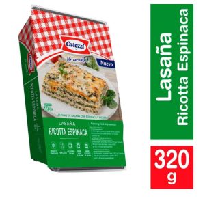 Lasaña Ricota/Espinaca Carozzi Congelada 320GR