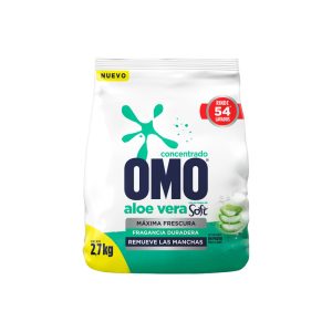 Detergente Polvo Omo Matic Soft Aloe 2,7Kg