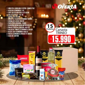 Canasta Navidad Trineo