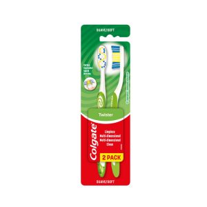 Cepillo Dental Colgate Twister Suave x2