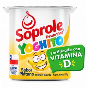 Yoghurt Yoghito Platano Soprole 120GR