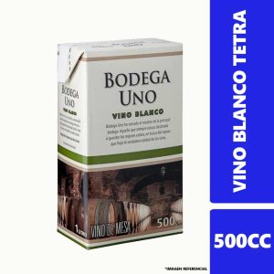 Vino Tetra Bodega Uno Blanco 500cc