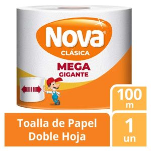Toalla Papel Nova Mega Gigante 100mt