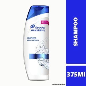 Shampoo Head and Shoulders Limpieza Renovadora 375ml.