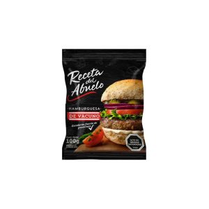 Hamburguesa Vacuno Receta del Abuelo 100Gr