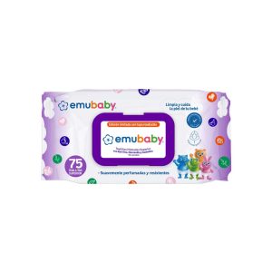 Toalla Humeda Emubaby Superior Con Tapa 75Un