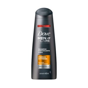 Shampoo Dove 2en1 Fuerza Extrema 400ml