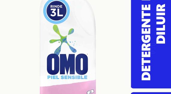 Detergente Liquido Omo para Diluir Piel Sensible 500Ml